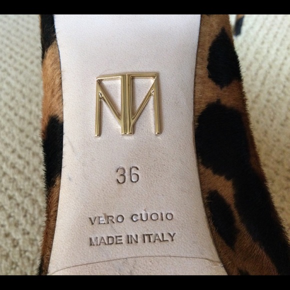 Tamara Mellon Charge Brown Leopard print Booties size 36 - Picture 9 of 12